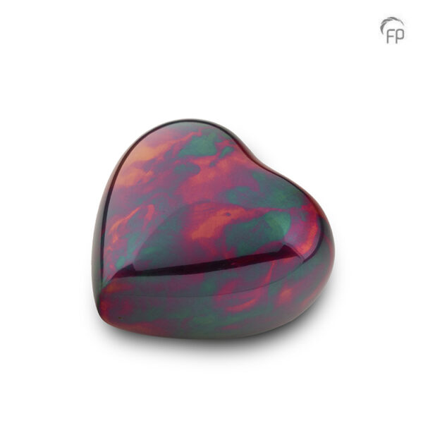 Metaal keepsake hart Raku